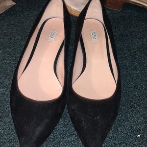 Velvety Black furla heels!